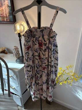Floral Off-Shoulder Mini Dress